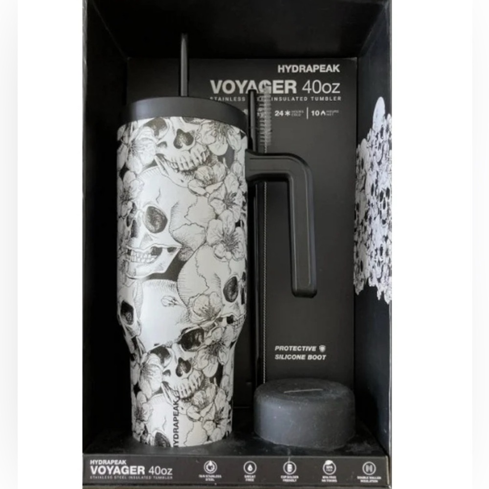Hydrapeak Voyager Artisan Collection 40 oz Tumbler Insulated Water Bottle NIP